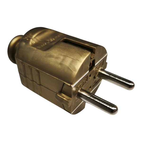 N&L klapstekker met randaarde en penaarde goud