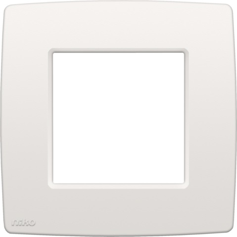 Niko 101-76100 afdekraam wit 1 voudig