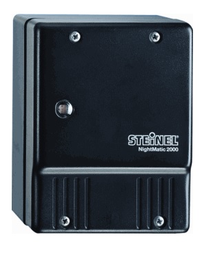 Steinel Nightmatic 3000 zwart, schemerschakelaar met nachtspaarstand zwart max 1000W IP54