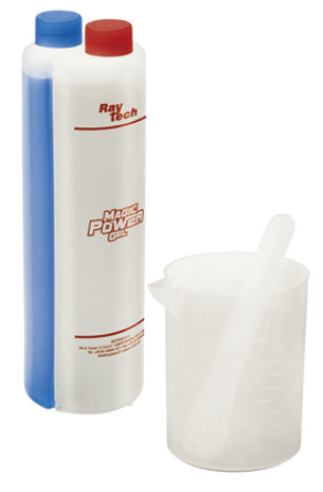 Raytech Magic Powergel 1 liter flaconverpakking 2 componenten gel blauw