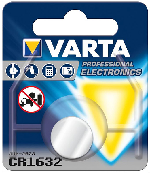 Varta batterij CR1632 lithium 3V