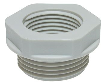 Wiska kunststof reduceerring KRM25/12 M25 buitendraad - M12 binnendraad