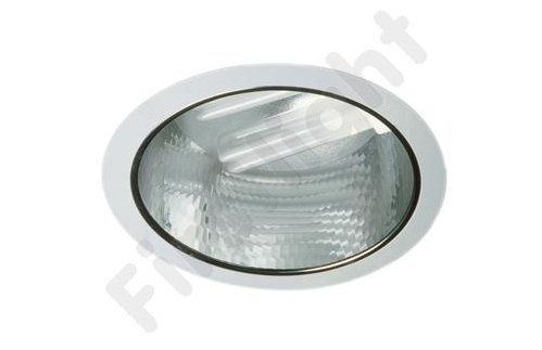 MacBright MID190 1x18W downlighter met plat 3 polig chassisdeel male en female
inbouw downlighter voor 1 x PL-C lamp 18W 2 pins
